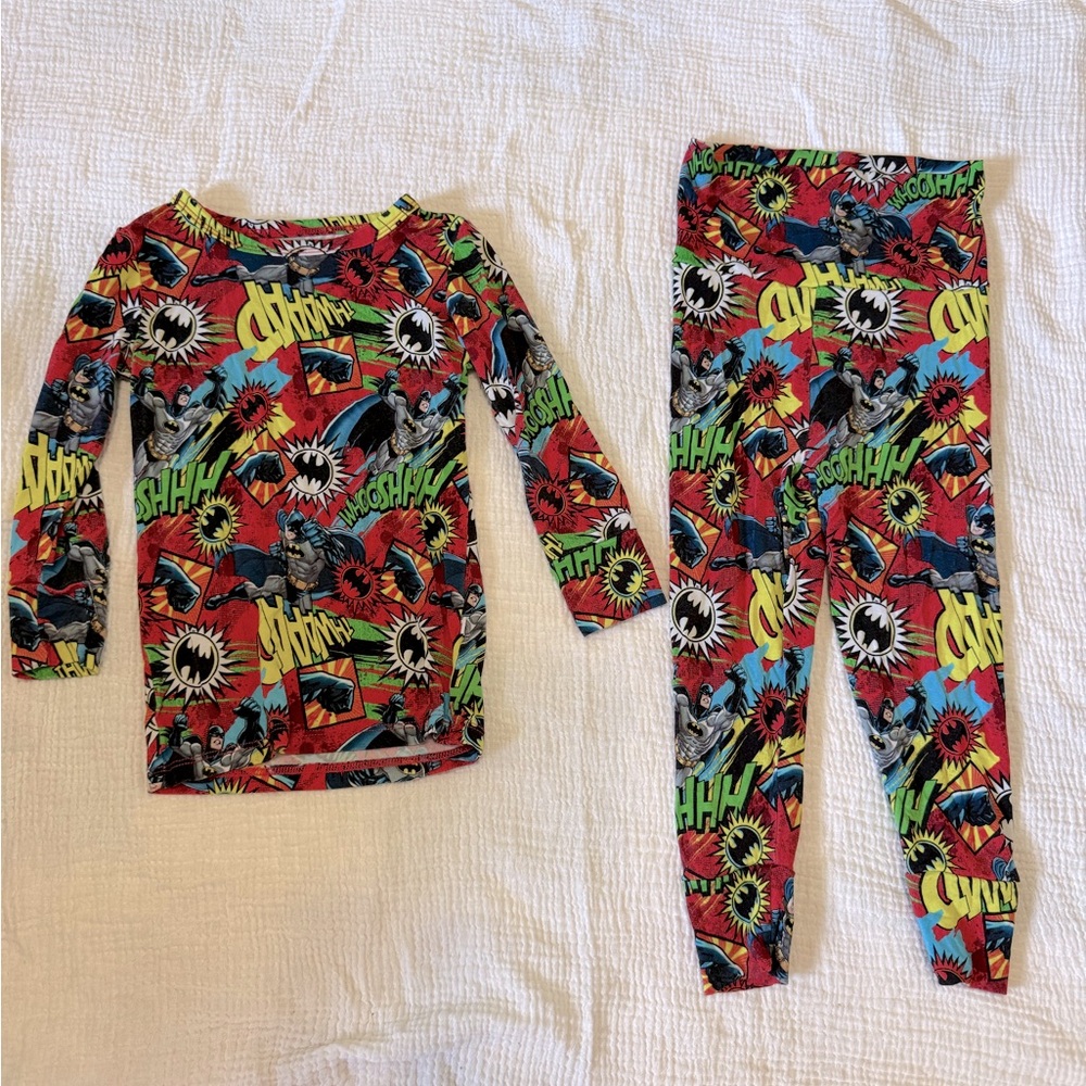Batman Print Bamboo Pajamas